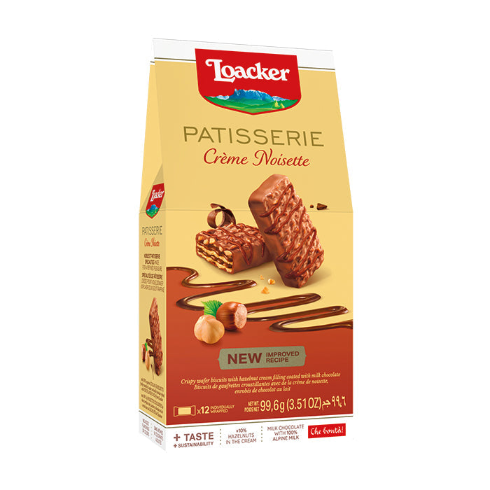 Loacker Patisserie Creme Noisette Gable Box 15 x 99.6g