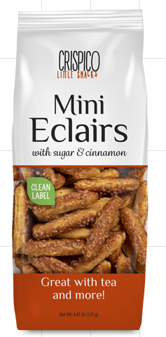 Crispico Mini Eclairs with Sugar and Cinnamon 10 x 125g