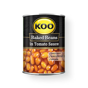 Koo Canned Baked Beans In Tomato Sauce 12 x 400g