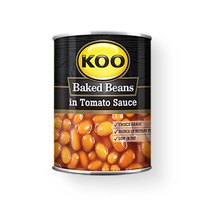 Koo Canned Baked Beans In Tomato Sauce 12 x 400g