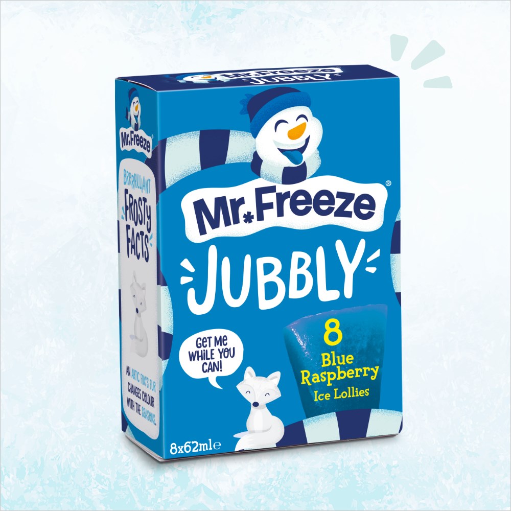 Jubbly Blue Raspberry 6 x 8 x 62ml