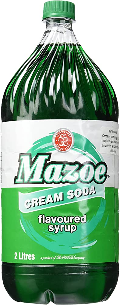Mazoe Cordial Cream Soda Flavoured Syrup 6 x 2l NK