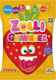 Zollipops Zolli Gummeez Strawberry NK 144 x 55g (1.94oz)