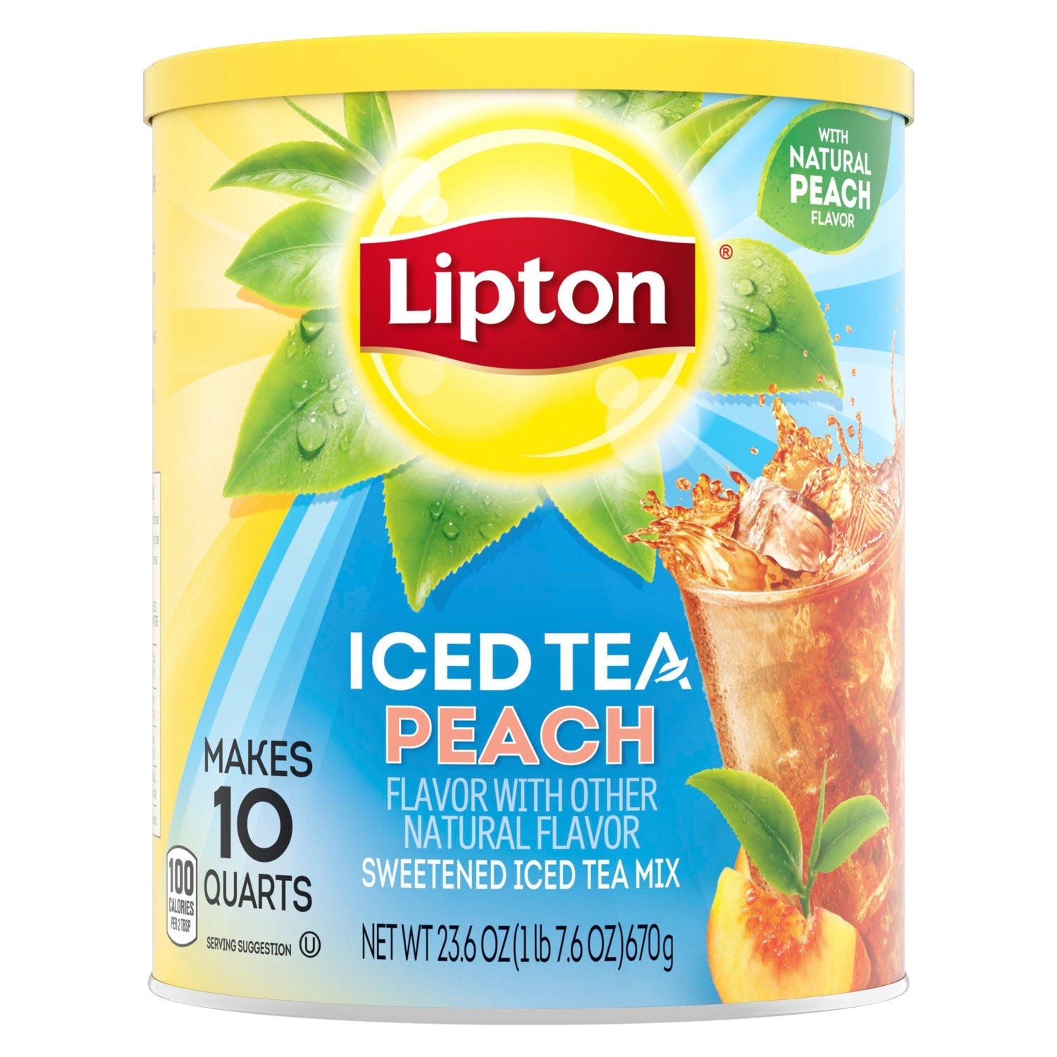 Lipton Peach Iced Tea 6 x 670g