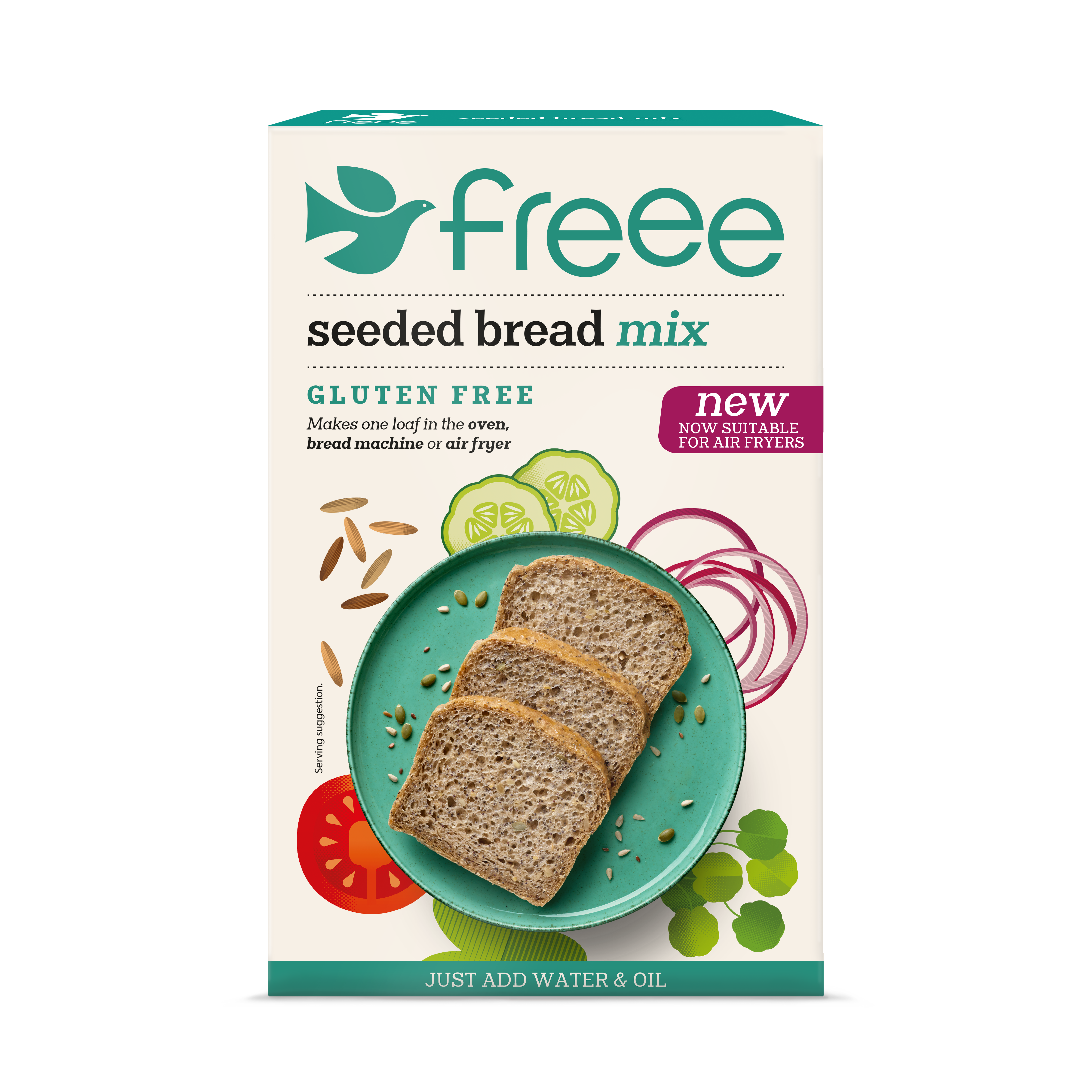 Doves Farm Seeded Bread Mix 5 x 500g