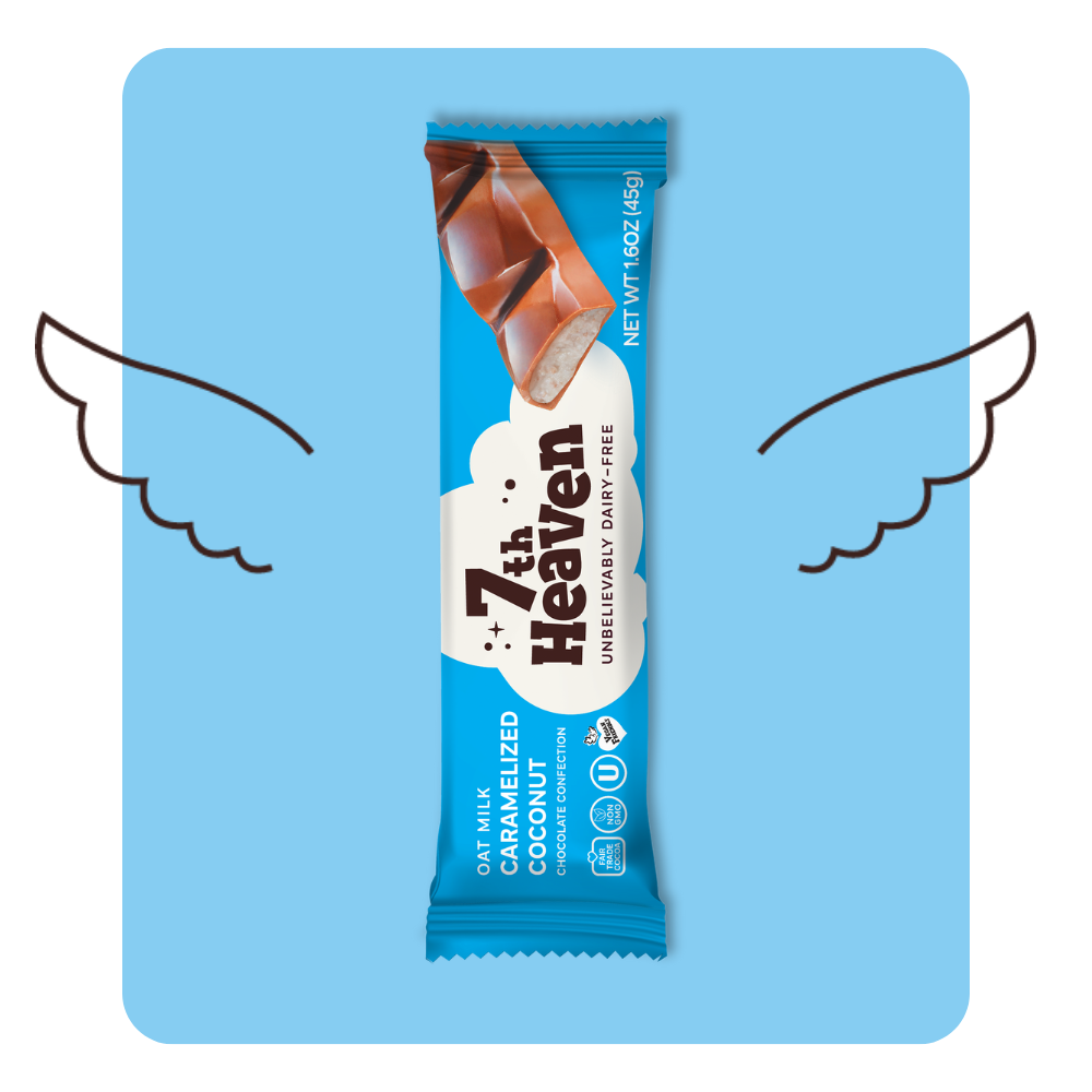 7th Heaven Caramelized Coconut Oat Milk Chocolate 20 x 45g