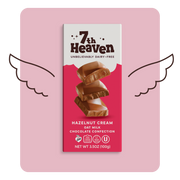 7th Heaven Hazelnut Cream Oat Milk Chocolate 14 x 100g