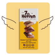 7th Heaven Peanut Butter Cream Oat Milk Chocolate 14 x 100g