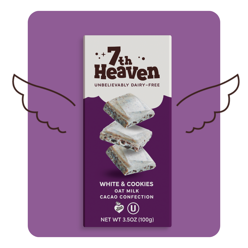 7th Heaven White & Cookies Oat Milk Chocolate 14 x 100g
