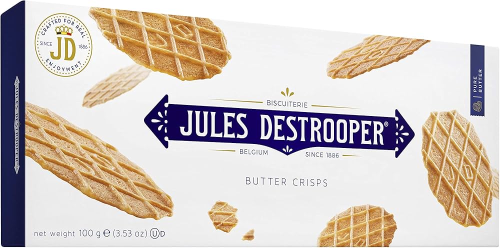 Jules Destrooper Butter Crisps 12 x 100g