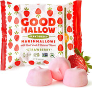 Good Mallow Plant Based Marshmallows Strawberry 12 x 227g