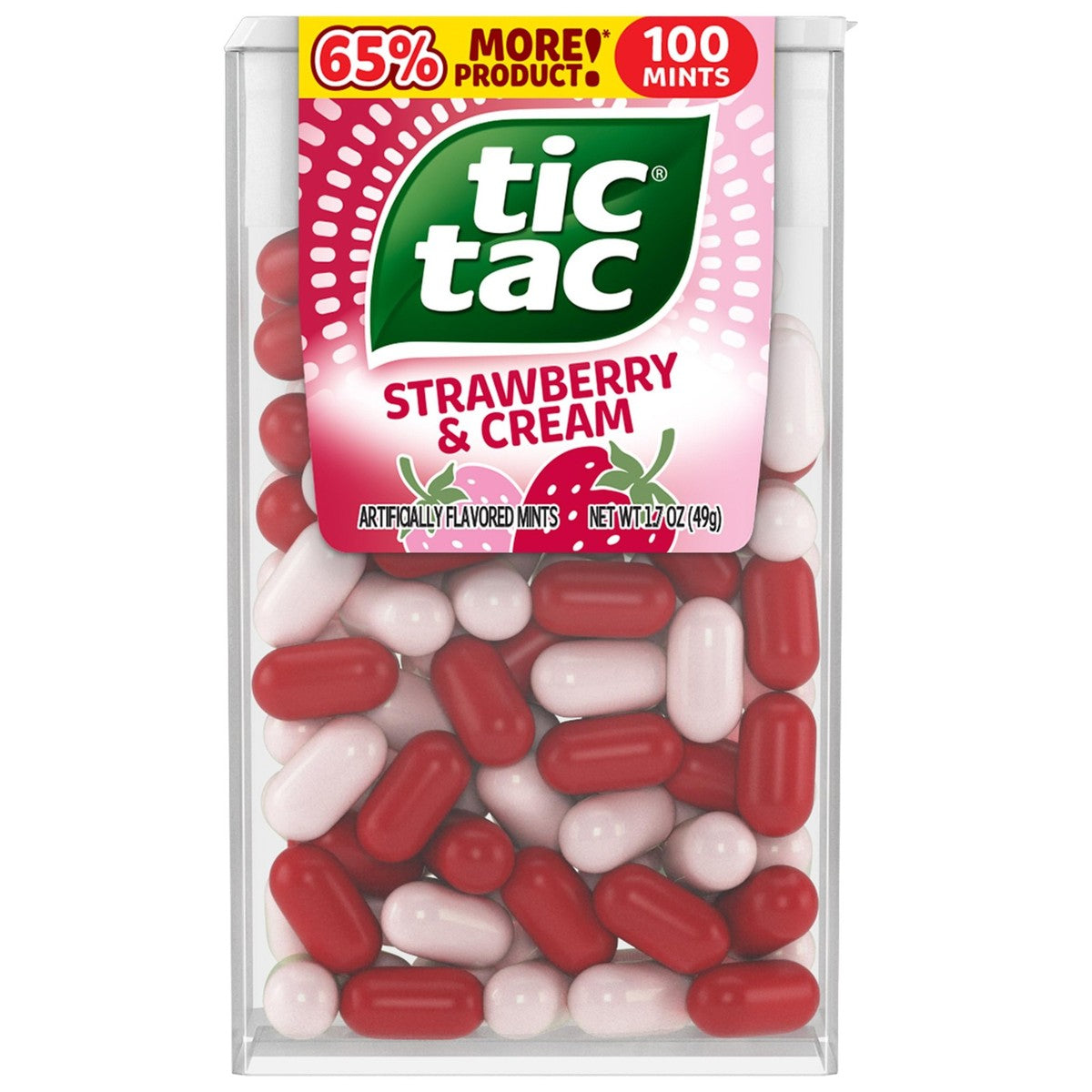 Tic Tac Strawberry & Cream 12 x 49g (1.7oz)