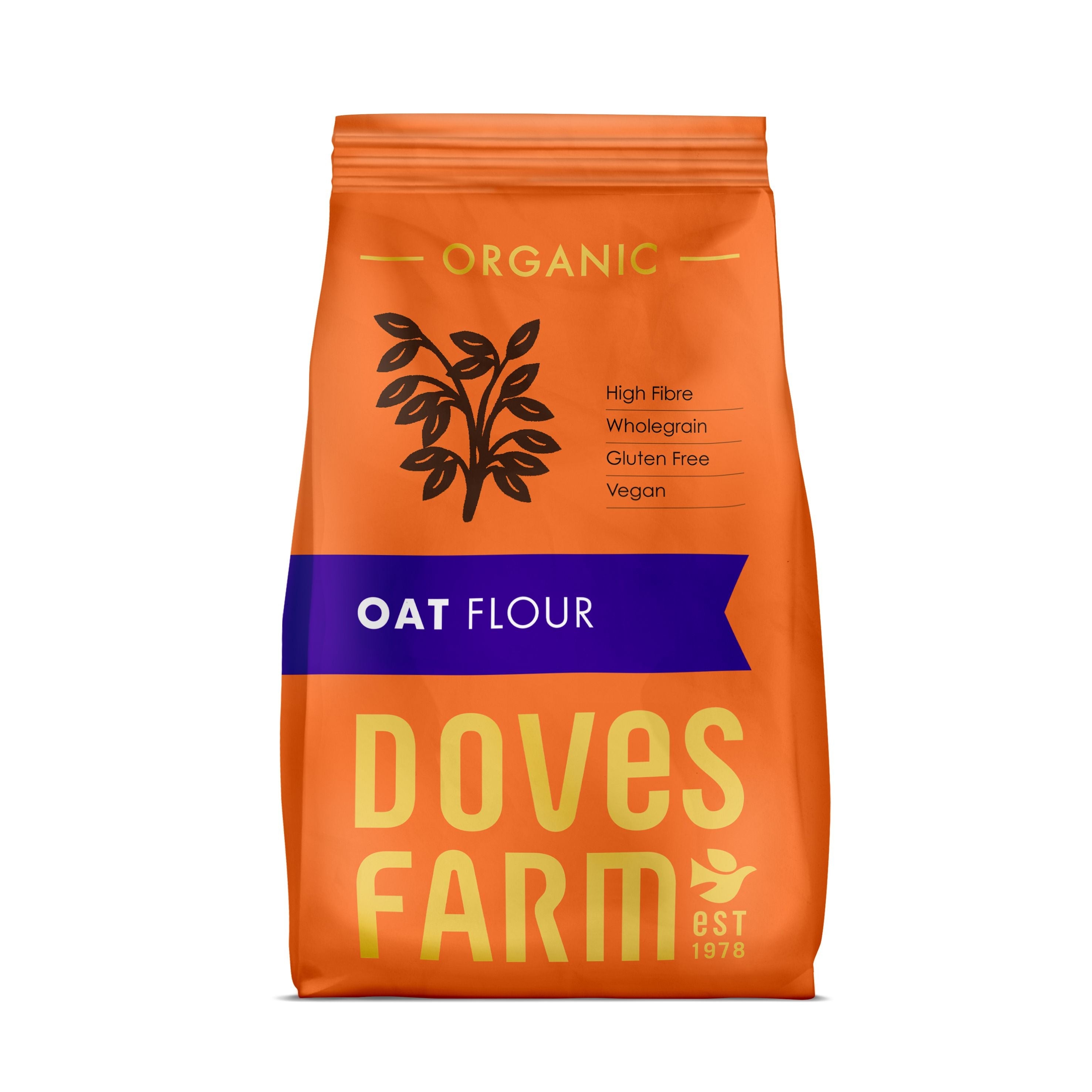 Doves Farm Organic Oat Flour 4 x 450g