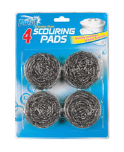 151 Duzzit S/Steel Scouring Pads 4Pk 36 x 36