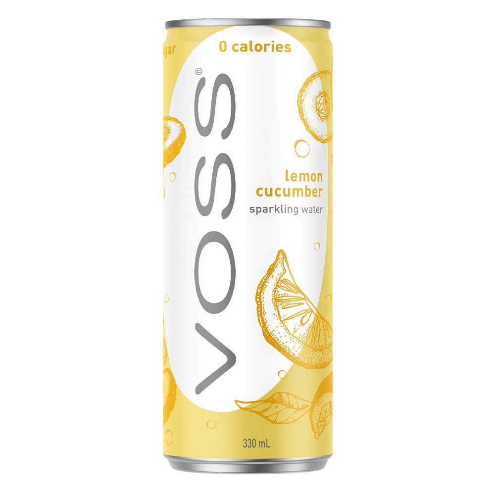Voss Lemon Cucumber Cans 10 x 330ml