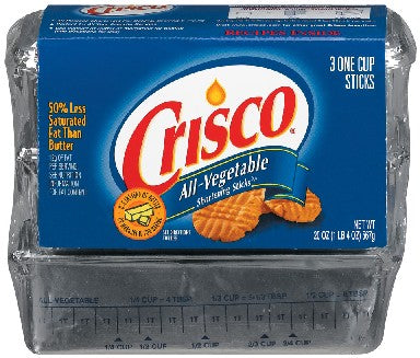 Crisco Shortening Sticks 12 x 567g (20oz)