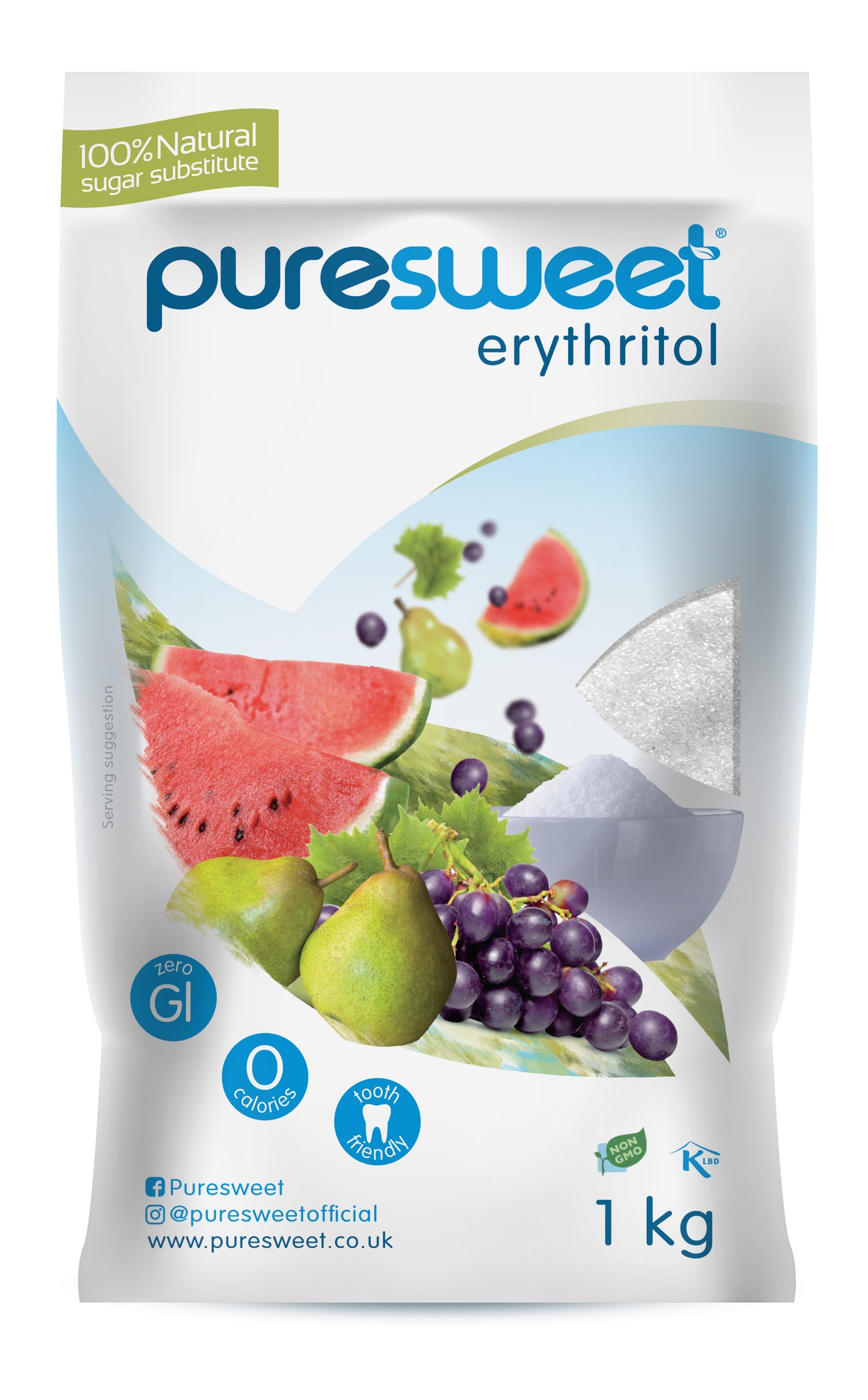 Pure Sweet Erythritol 6 x 1kg