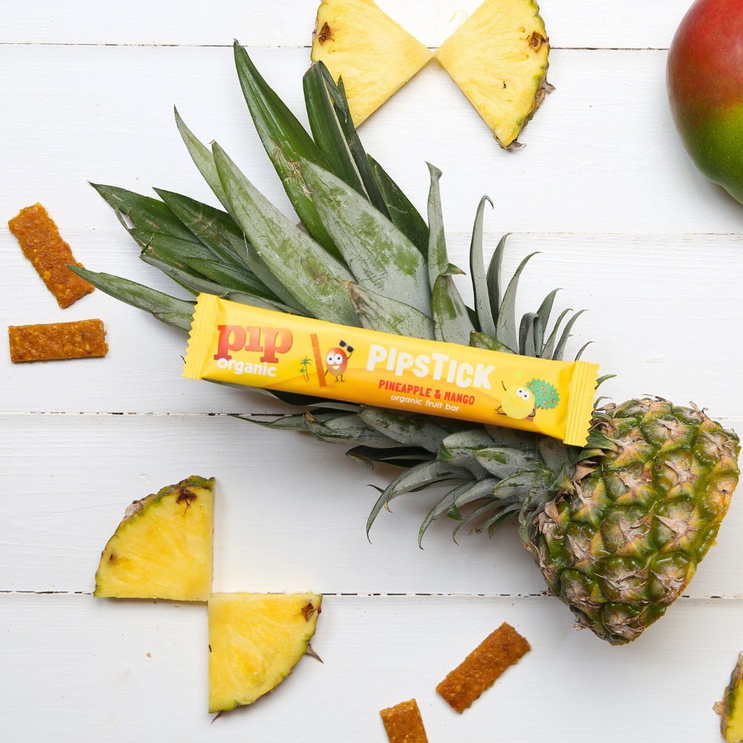 Pip Organic Pipstick  Pineapple & Mango Organic Fruit Snack 10 x 4 x 72g