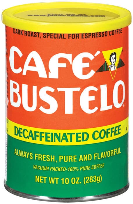 Cafe Bustelo Decaffeinated Coffee 12 x 283g