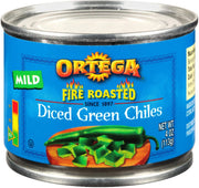 Ortega Diced Green Chilis 24 x 113g (4oz)