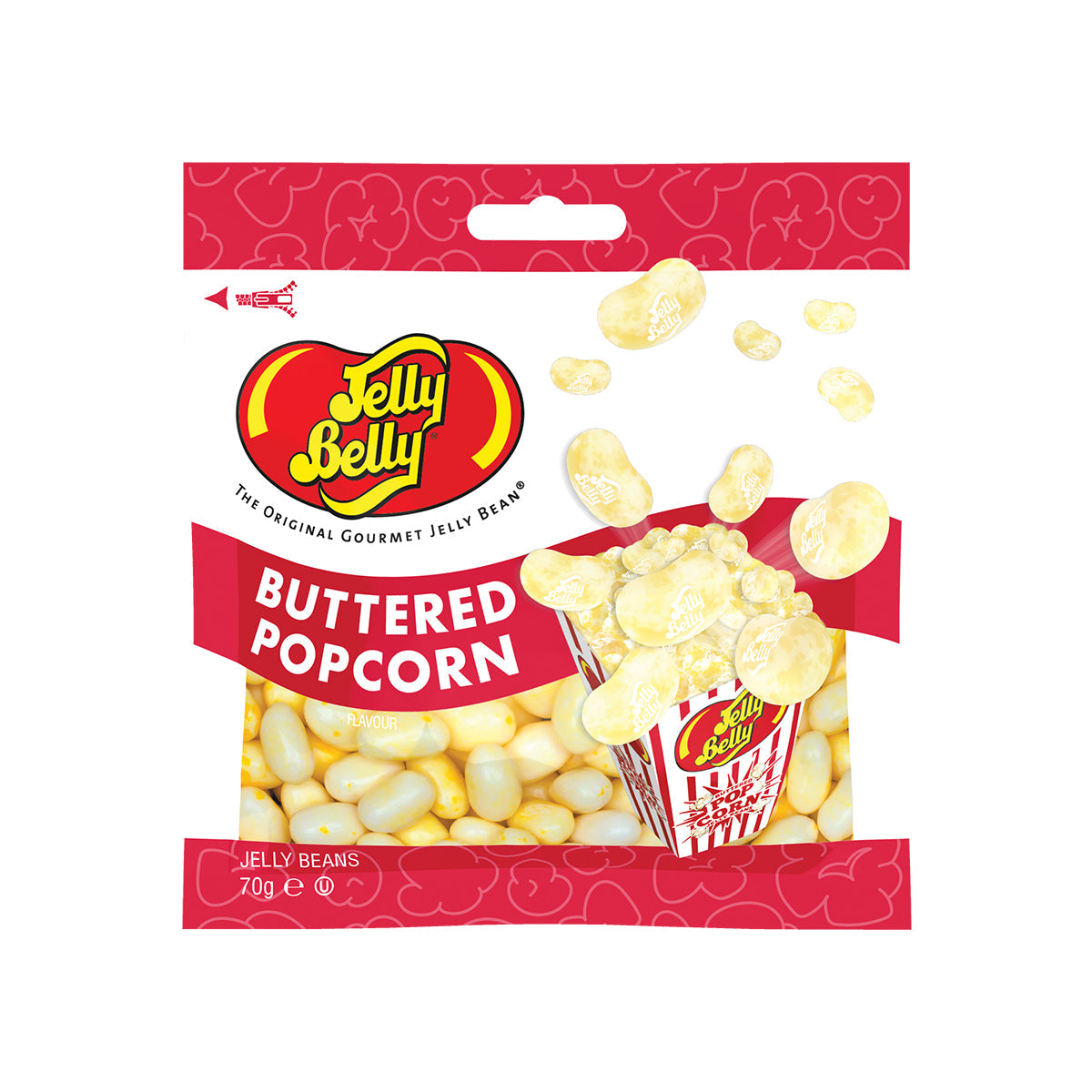 Jelly Belly Buttered Popcorn Bag 12 x 70g