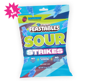 Feastables SOUR STRIKES RASPBERRY PEG BAG 9 x 212g