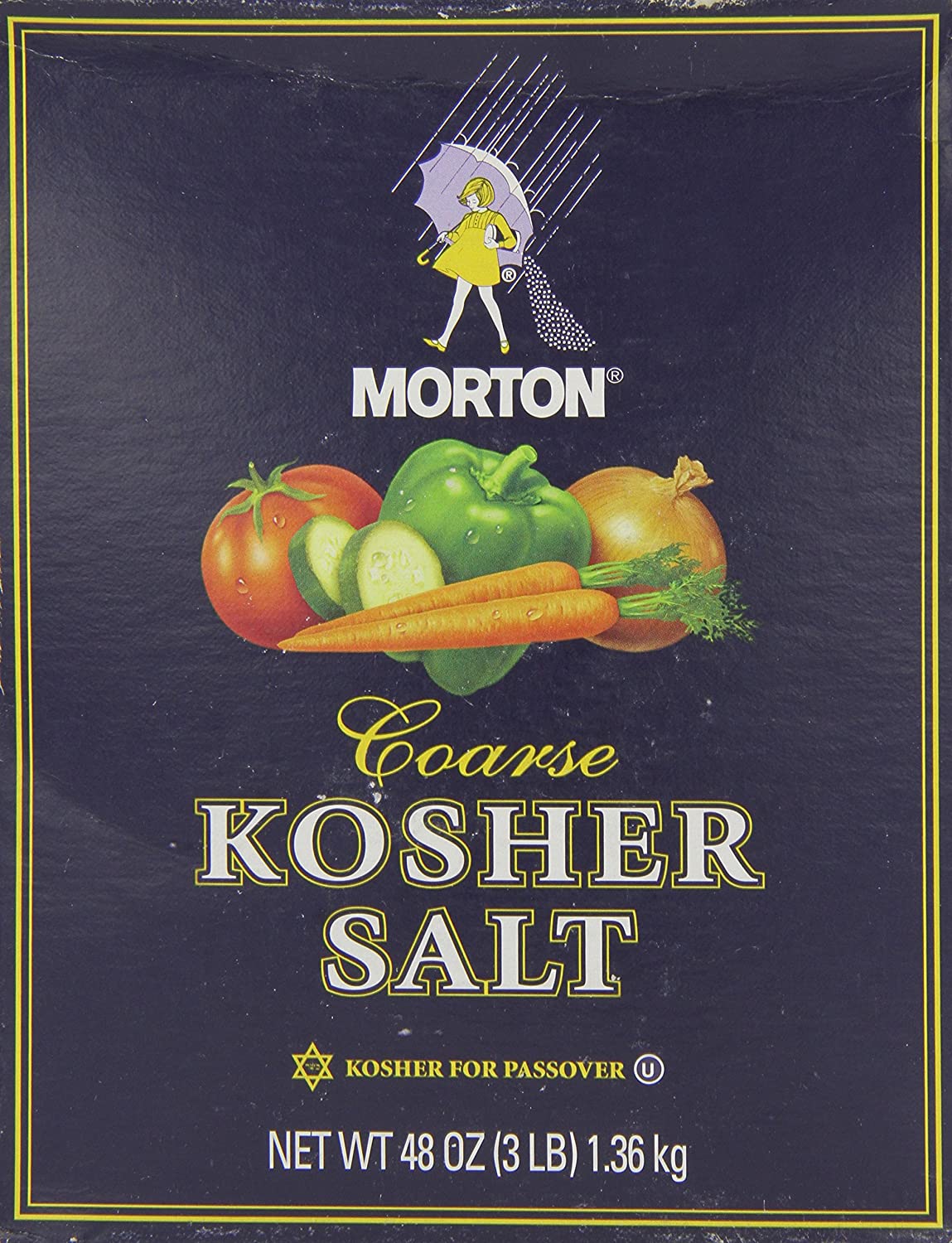 Morton Kosher Salt 12 x 1.36kg (48oz)