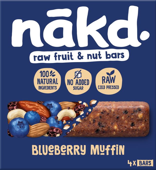 Nakd Bars MULTIPACK Blueberry Muffin 12 x 4 x 35g