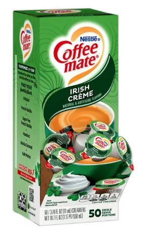 Coffee Mate Liquid Irish Creme Single Serve Creamer 4 x 50 x 11ml