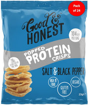 Good & Honest 23g Chips Protein Salt & Black Pepper
