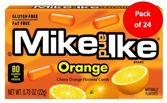 Mike & Ike SMALL Orange  24 x 22g (0.78oz)