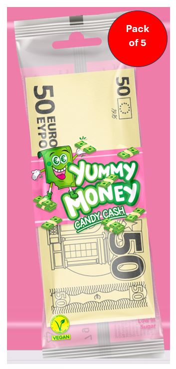 Yummy Money Candy Cash (10 sheets) 35 x 8g