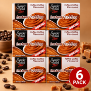 Simply Delish Sugar-Free Instant Pudding, Toffee Coffee flavour, 40g.