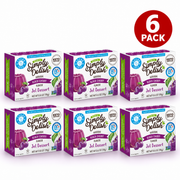 Simply Delish Natural Black Cherry Jel Dessert, 18g sachet, sugar-free, gluten-free and vegan.