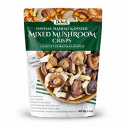 DJ & A Mixed Mushroom Crisps, 65g pack - shiitake, nameko and oyster mushroom crisps.