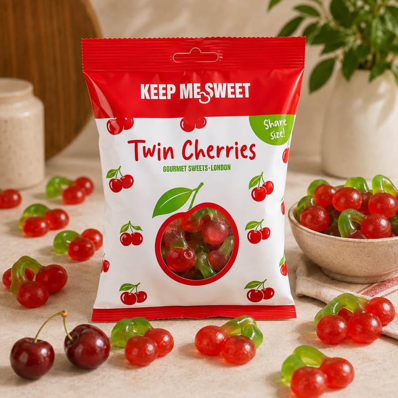 Keep Me Sweet Twin Cherries gourmet pick 'n' mix sweets