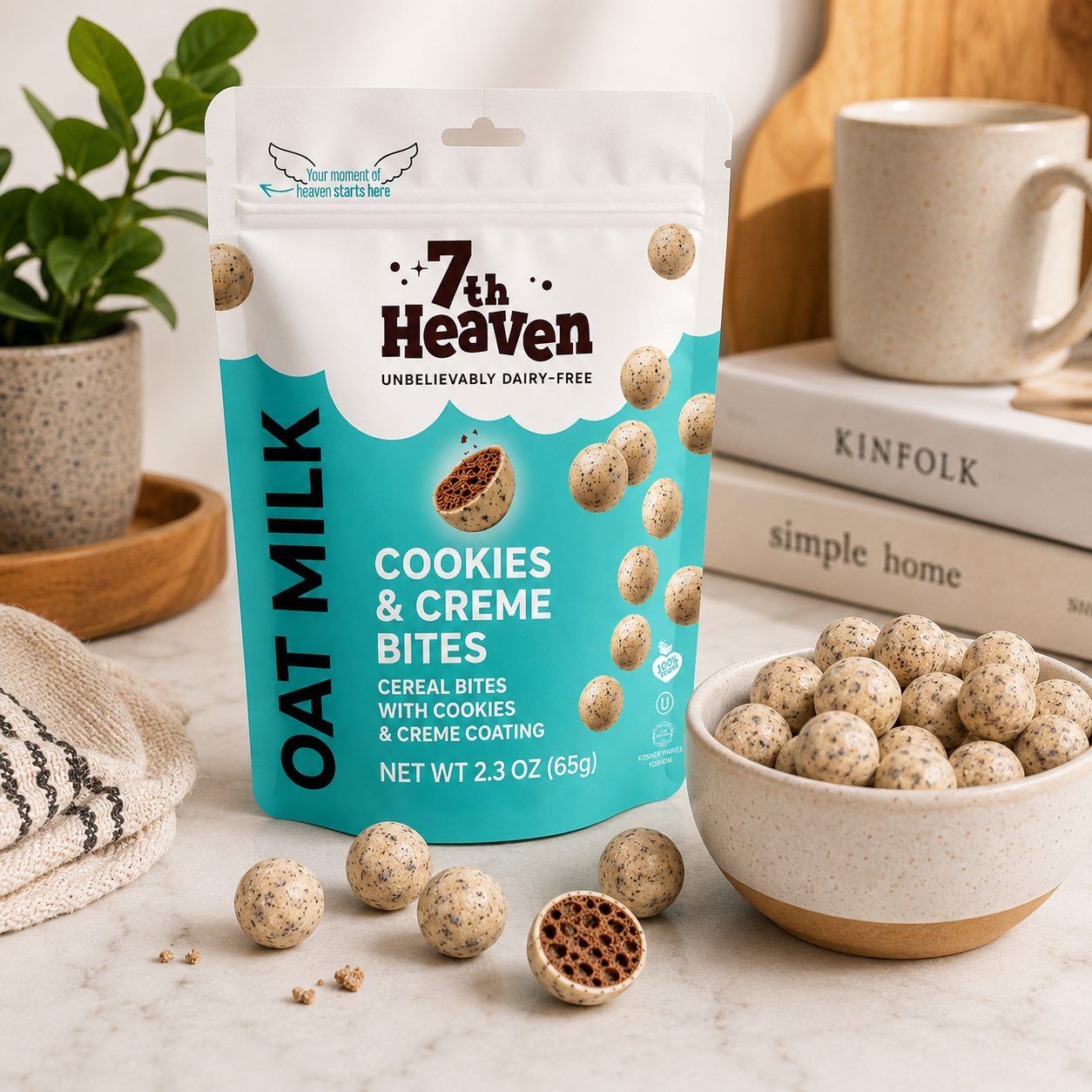7th Heaven Cookies & Creme Bites lifestyle shot