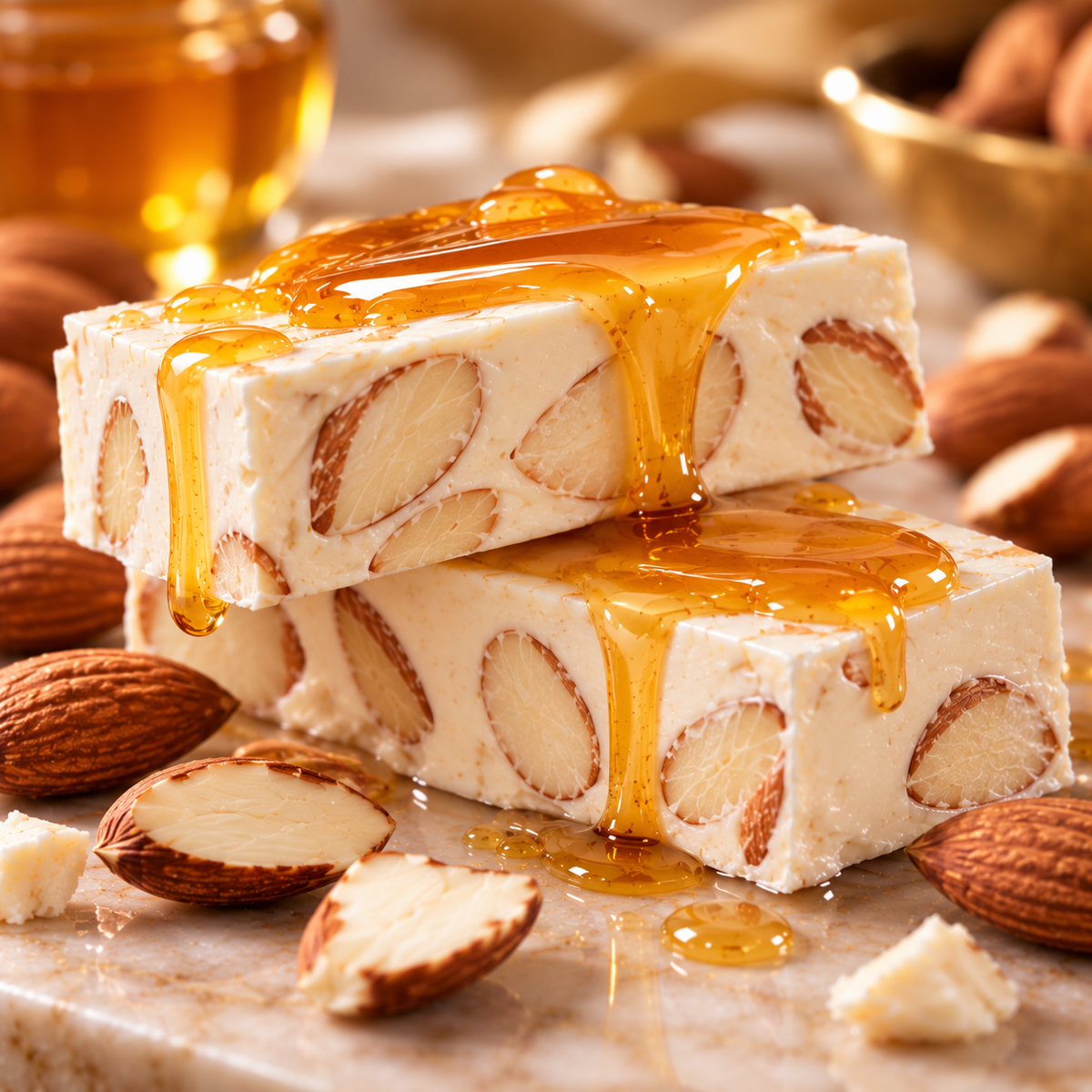 Sally Williams Roasted Almonds Nougat bar