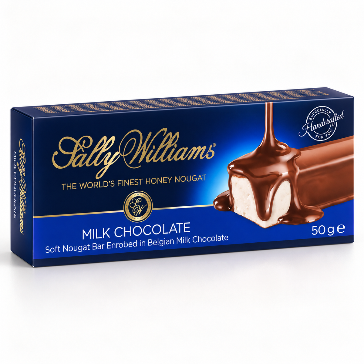 Sally Williams Milk Chocolate Nougat bar, nut-free