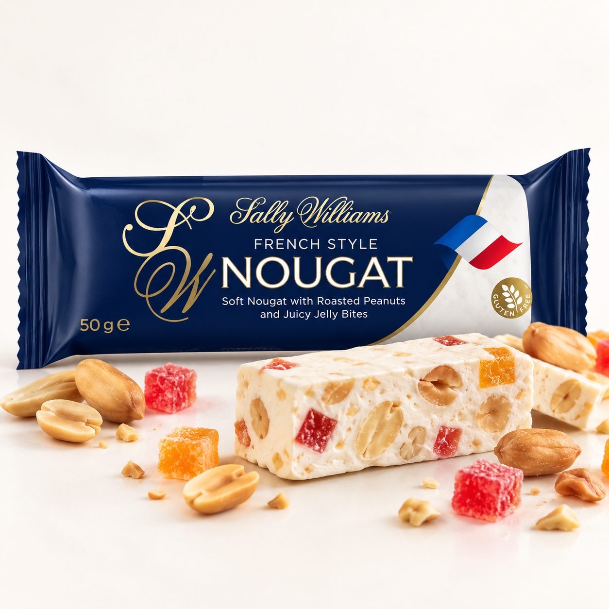Sally Williams French Style Nougat bar