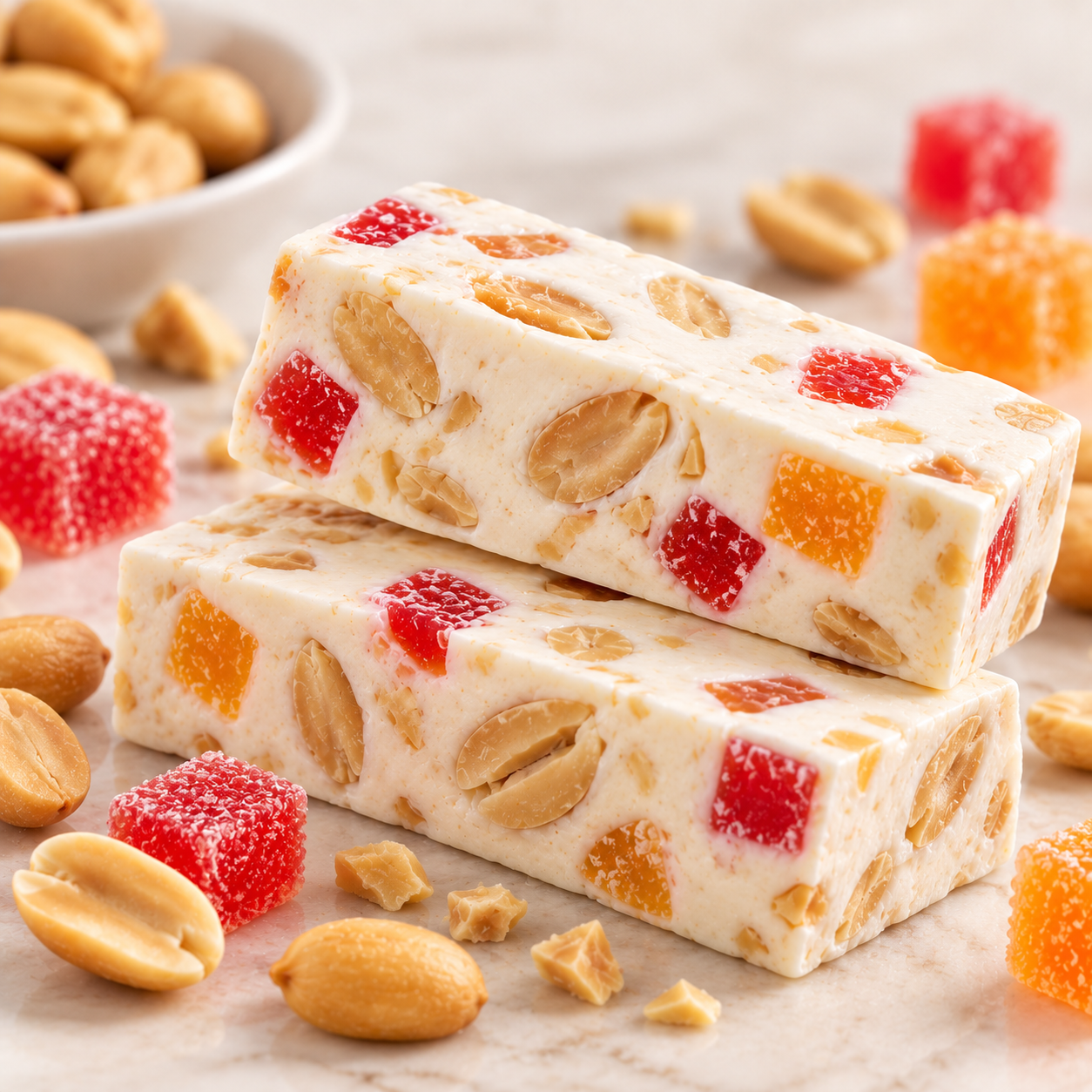 Sally Williams French Style Nougat bar