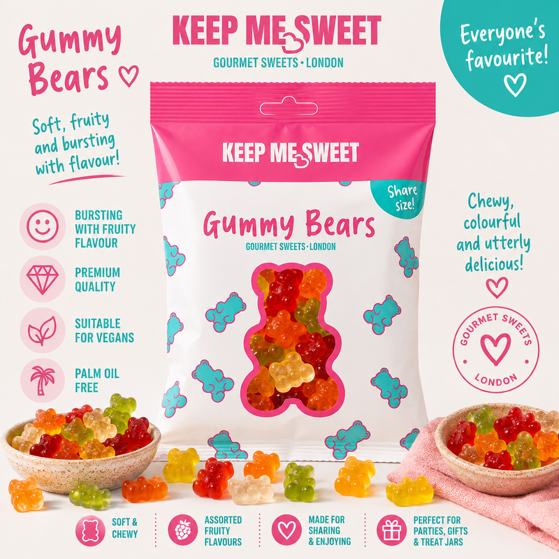 Keep Me Sweet Gummy Bears gourmet pick 'n' mix sweets