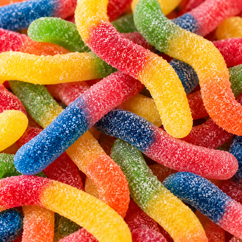 Keep Me Sweet Sour Worms gourmet pick 'n' mix sweets