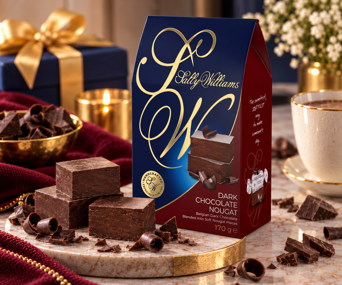 Sally Williams Chocolate Infused Nougat gift box