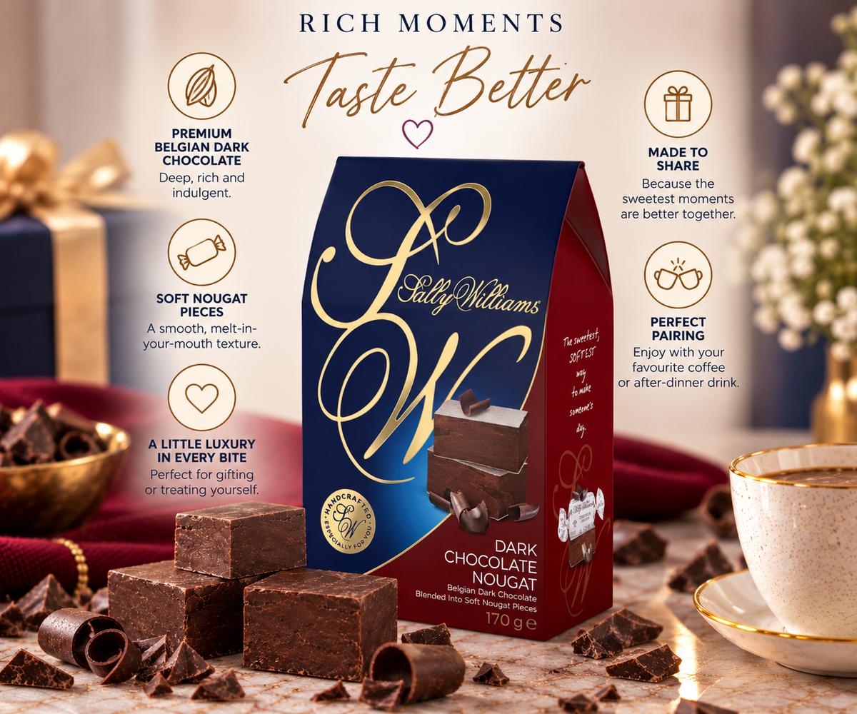 Sally Williams Chocolate Infused Nougat gift box