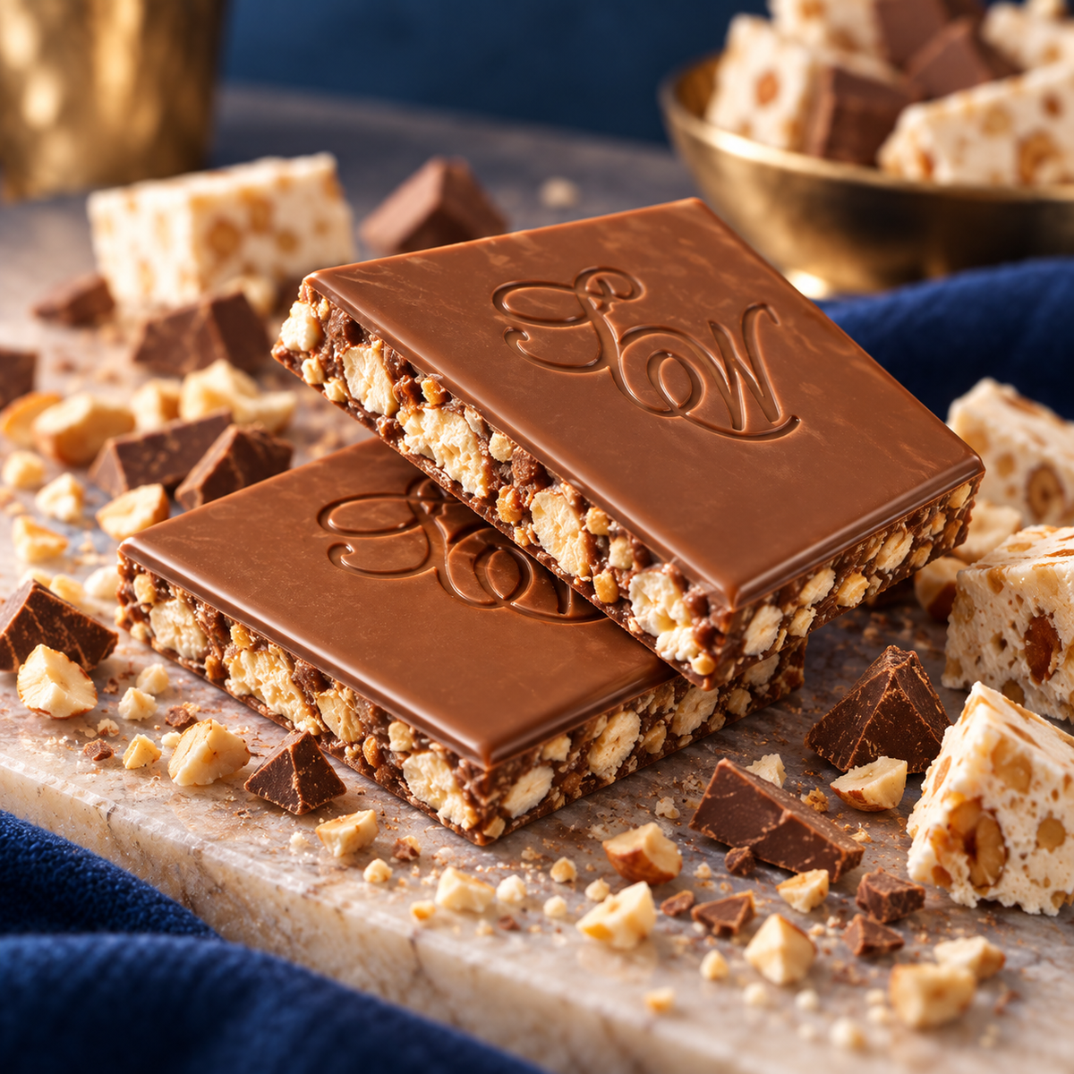 Sally Williams Milk Chocolate with Roasted Nougat