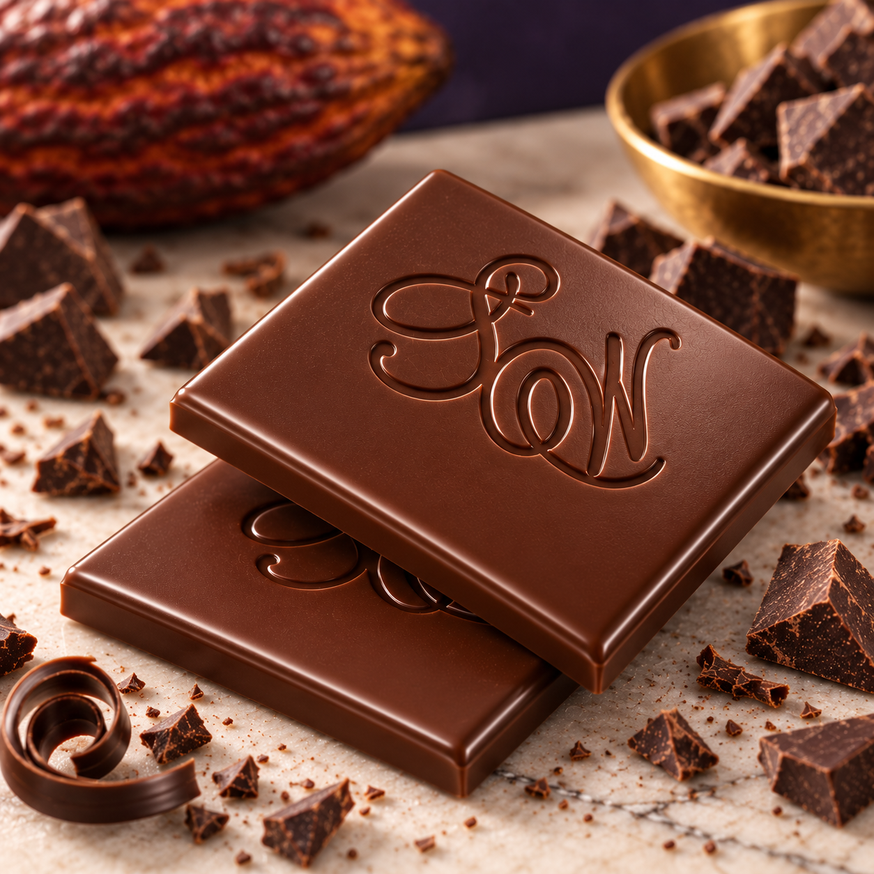 Sally Williams 70% Dark Chocolate Slab