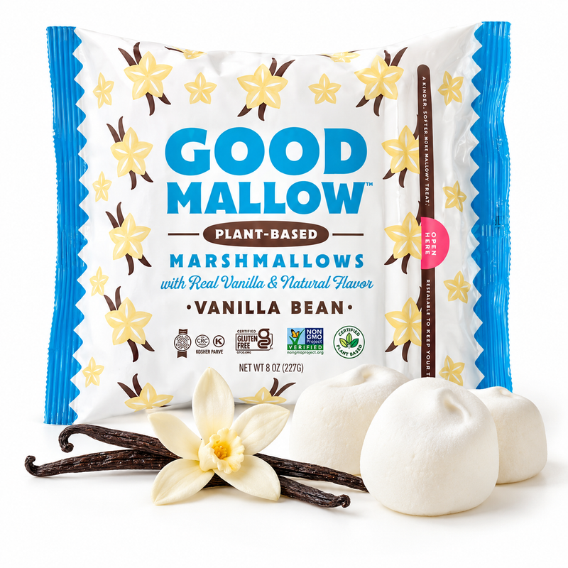 Good Mallow Plant Based Marshmallows Vanilla Bean