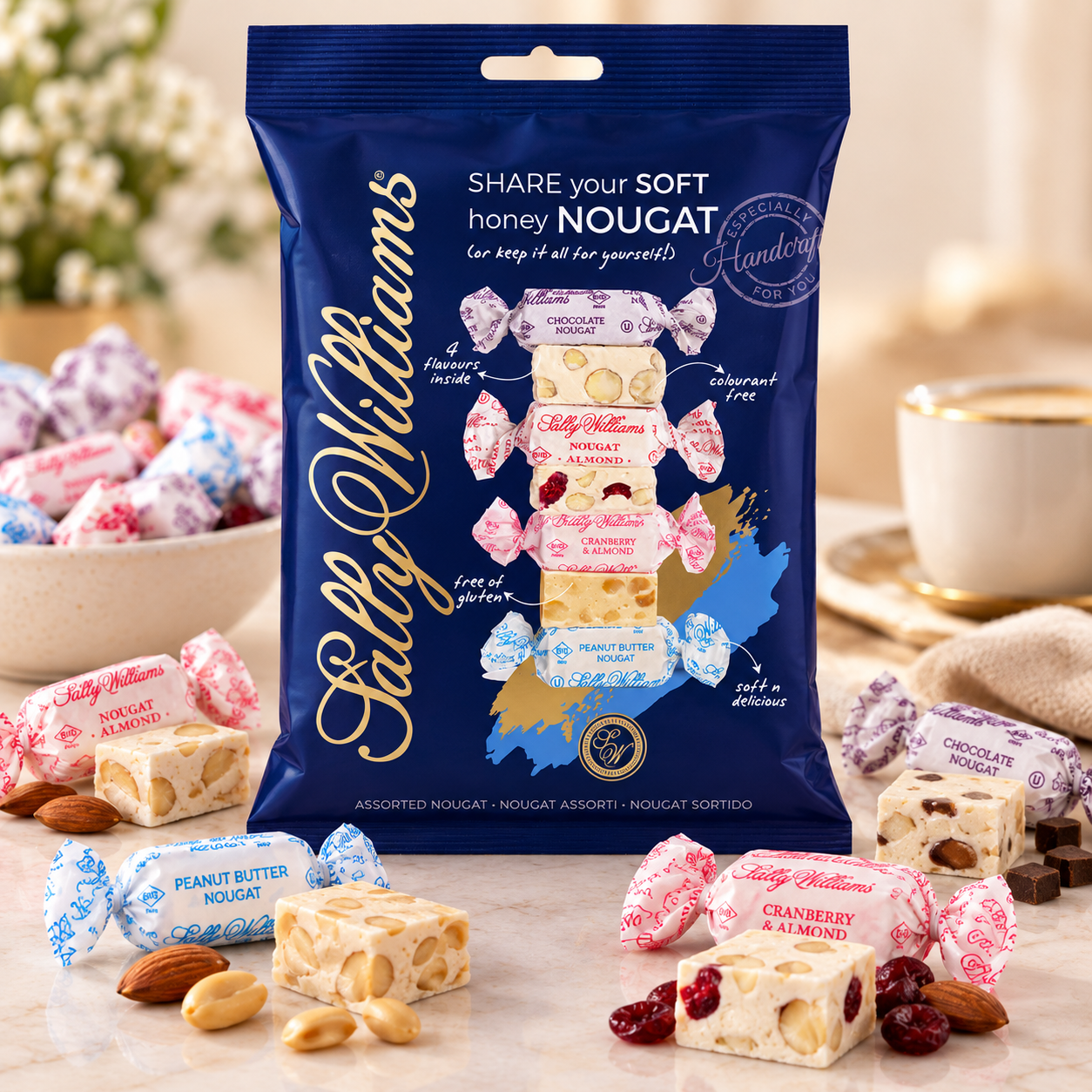 Sally Williams Assorted Nougat Bag