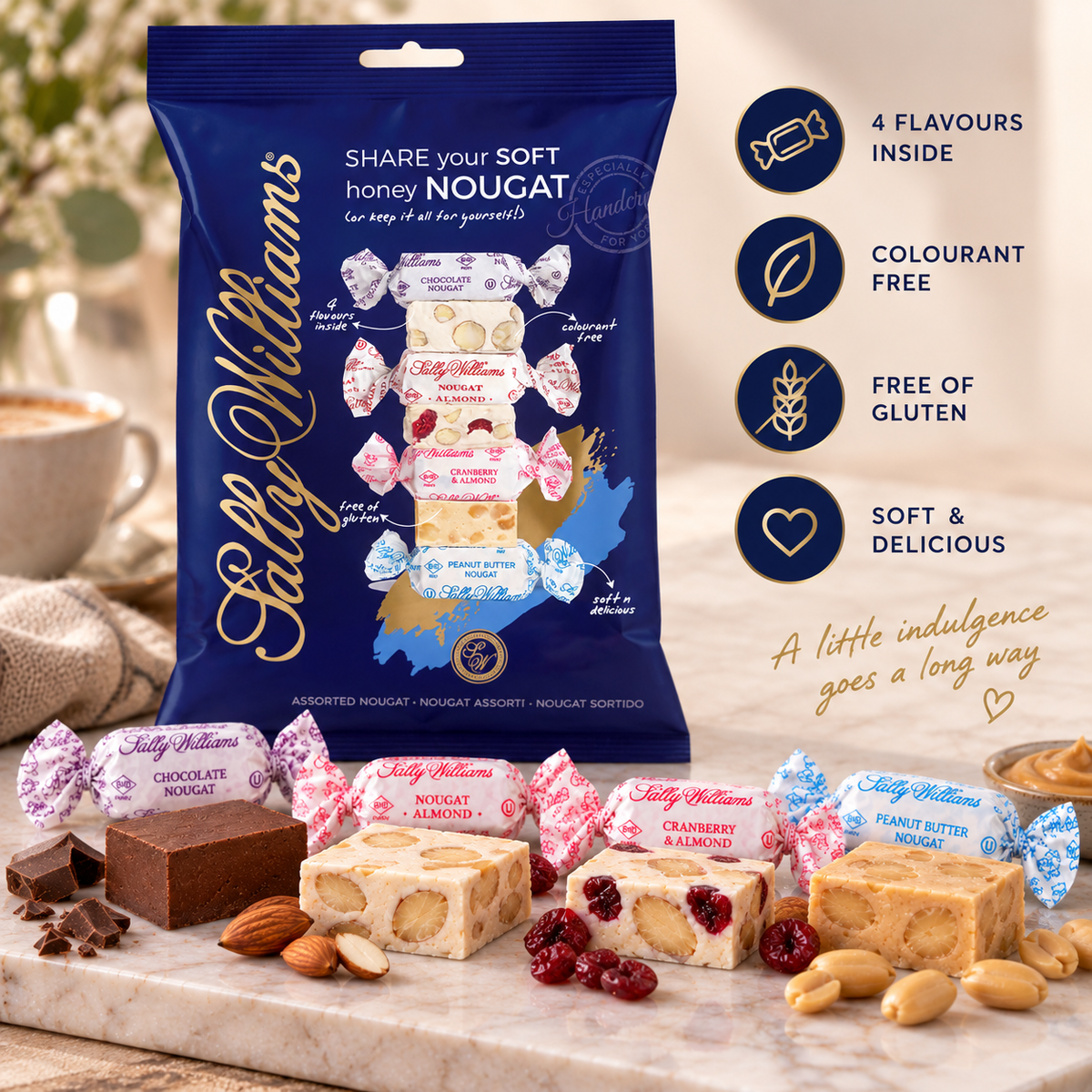 Sally Williams Assorted Nougat Bag